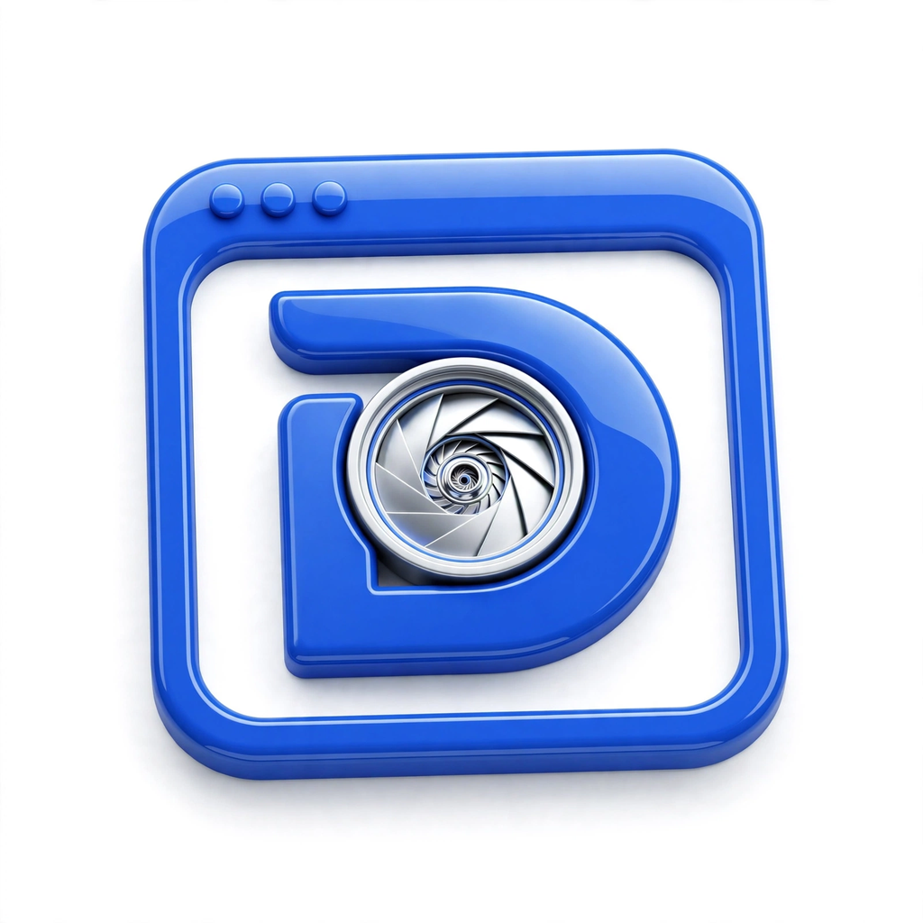 3D D Camera Screenshot Logo